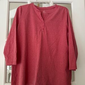 Kim Rogers Perfectly Soft Red Top